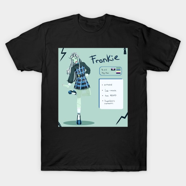 Frankie Stein T-Shirt by Cabbaged-Coffee